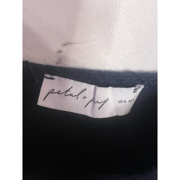 Petal + Pup Navy Maxi Dress Cut Out Size XL Fun Flirty - Picture 5 of 6